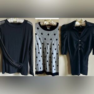 3 Top Set, Various Brands- Including an INC Short Sleeve Top